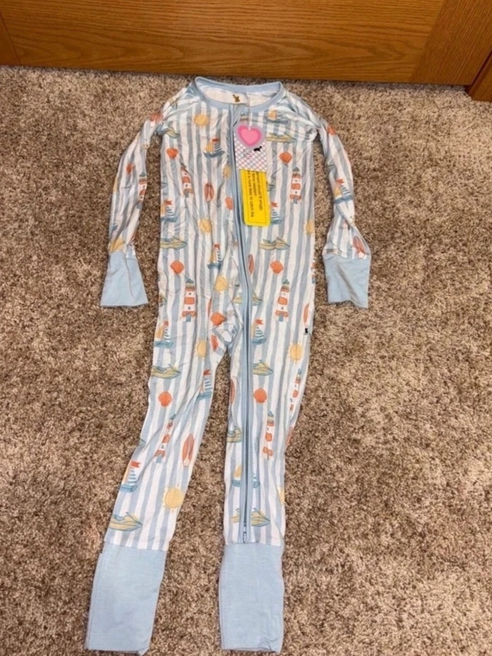 Kiki & Lulu 18-24 Month Zippered Pajamas - Bamboo